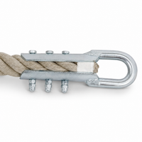 Kletterseil / Tau aus Hanf 3,5 Meter mit Ringöse