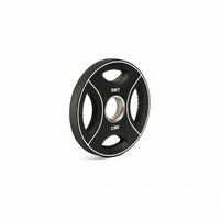 Polyurethan 4 Grip Hantelscheiben 50 mm - 2,5 kg schwarz/weiß