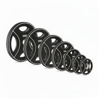 Value Pack Polyurethane 4-Grip Weight Plates 50 mm – 125 kg