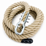 Kletterseil / Tau aus Hanf 3,5 Meter mit Ringöse