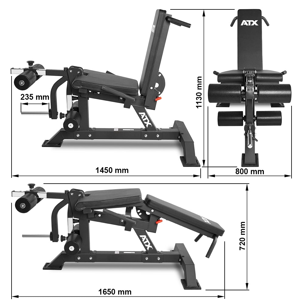 ATX® Beinstrecker Beinbeuger - Leg Combo Chair