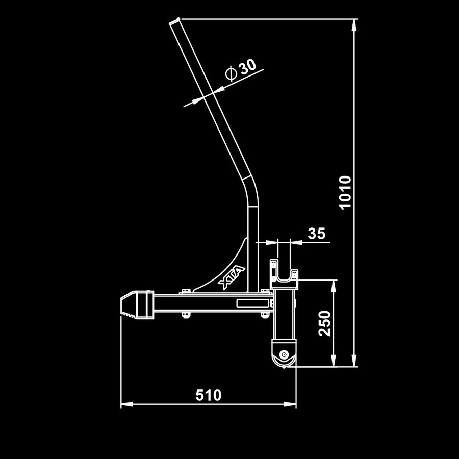 ATX® Deadlift Bar Jack / Hantelstangenheber - doppelseitig - mit Rollen