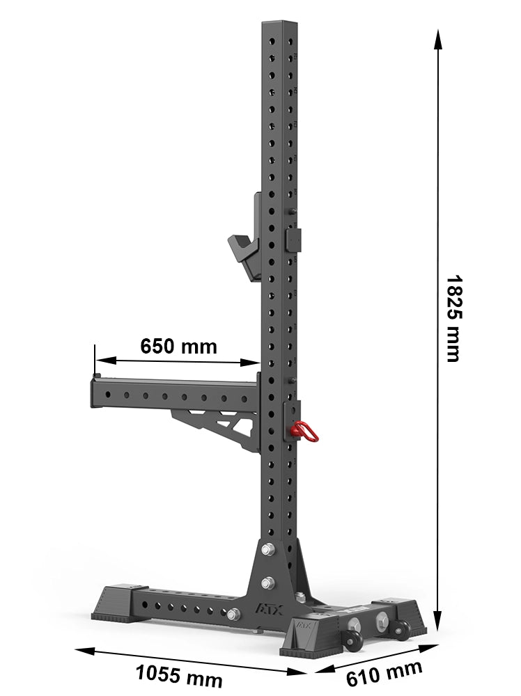 ATX® Free Stands Serie 800 Kniebeugenständer Maße