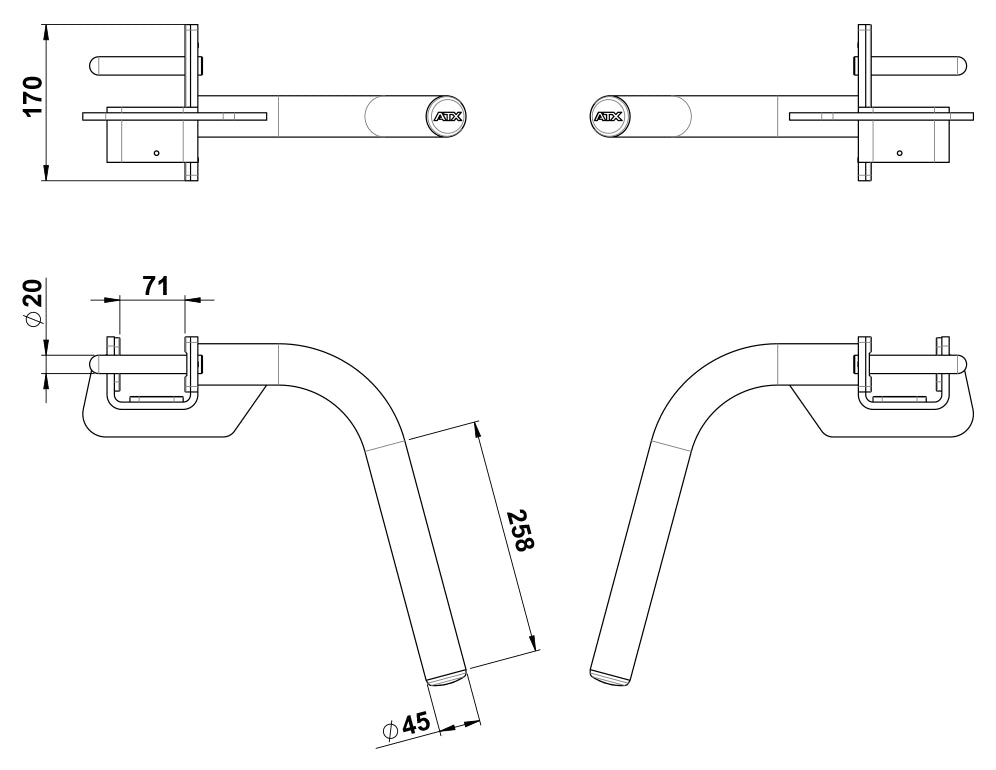 ATX® Dip Bars 700 Series