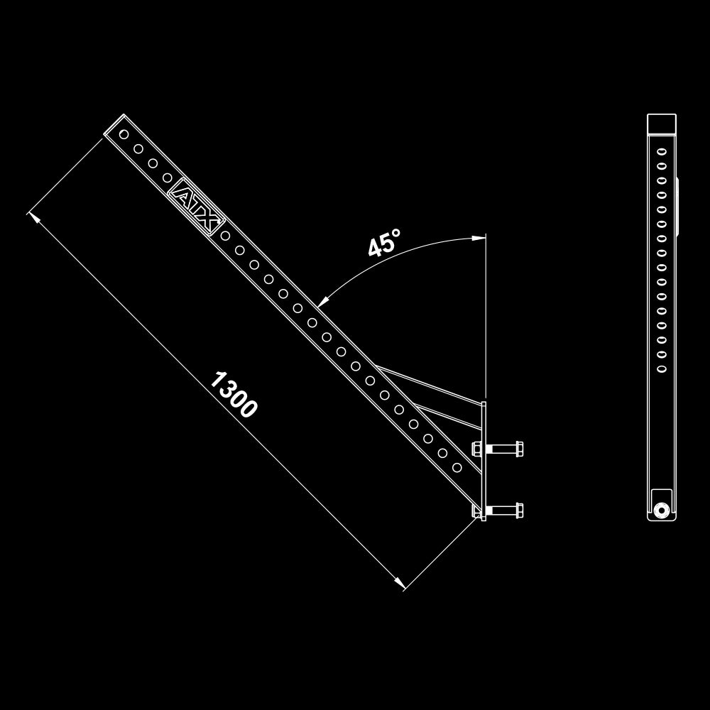ATX® Flying Pull-Up Bar – 45° Extension Arm