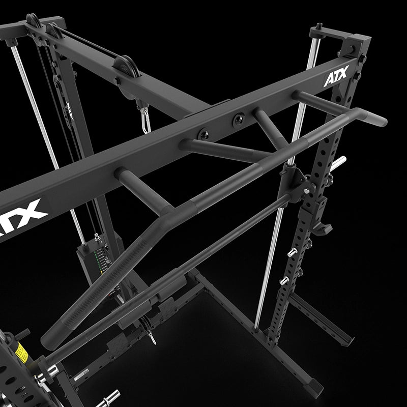ATX® HRX-510 Rack-Komplettset mit Latzug-Steckgewichte und Multipresse - Höhe 196 cm
