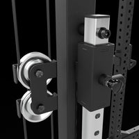 ATX® Half Rack 780 mit Latzug - Steckgewichte Aluminium-Seilrollen