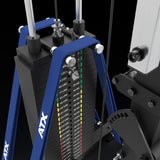 ATX® Half Rack 780 mit Latzug - Steckgewichte 125 kg Gewichte