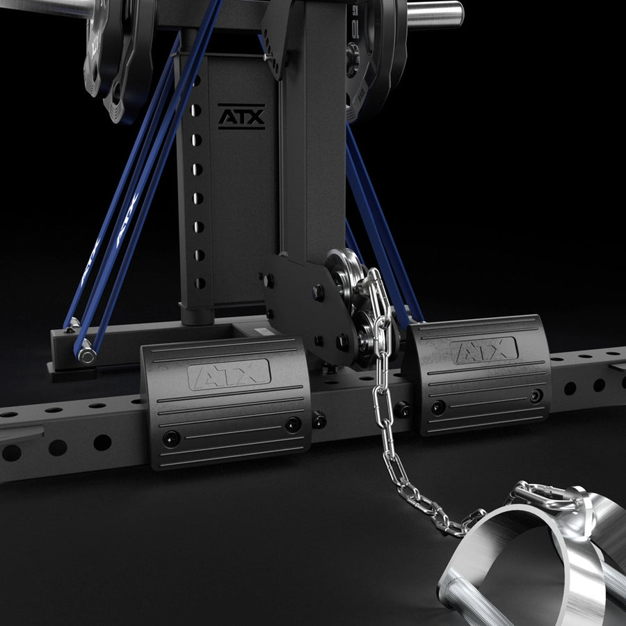 ATX® Half Rack 780 mit Extension und Latzug Plate Load