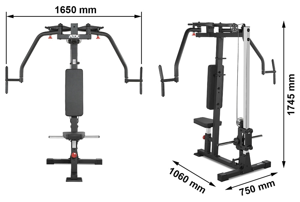 ATX® Butterfly Machine - Reverse 3025