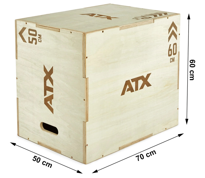 ATX® Plyobox - natural wood - 50 x 60 x 70 cm