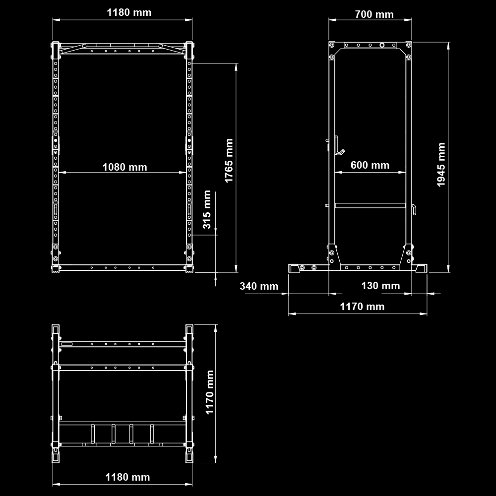 ATX® Power Rack 510 - height 195 cm