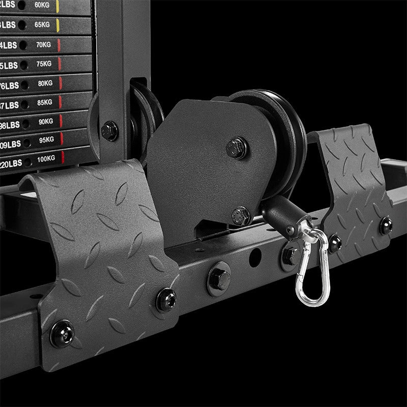 ATX® Power Rack 520 complete station with lat pull-down station 100 kg weights - height 218 cm 