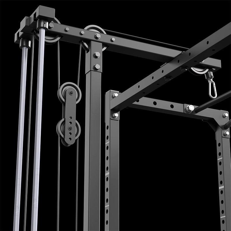 ATX® Power Rack PRX-520-XS with lat pulldown, 100 kg weight stack - height 215 cm
