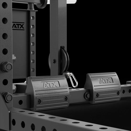 ATX® Power Rack 640/660 mit Latzug - Hantelscheiben, in 2 Höhen