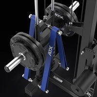 ATX® Power Rack 640/660 mit Latzug - Hantelscheiben mit Widerstandsband