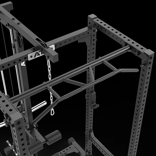 ATX® Power Rack 640/660 mit Latzug - Hantelscheiben, in 2 Höhen