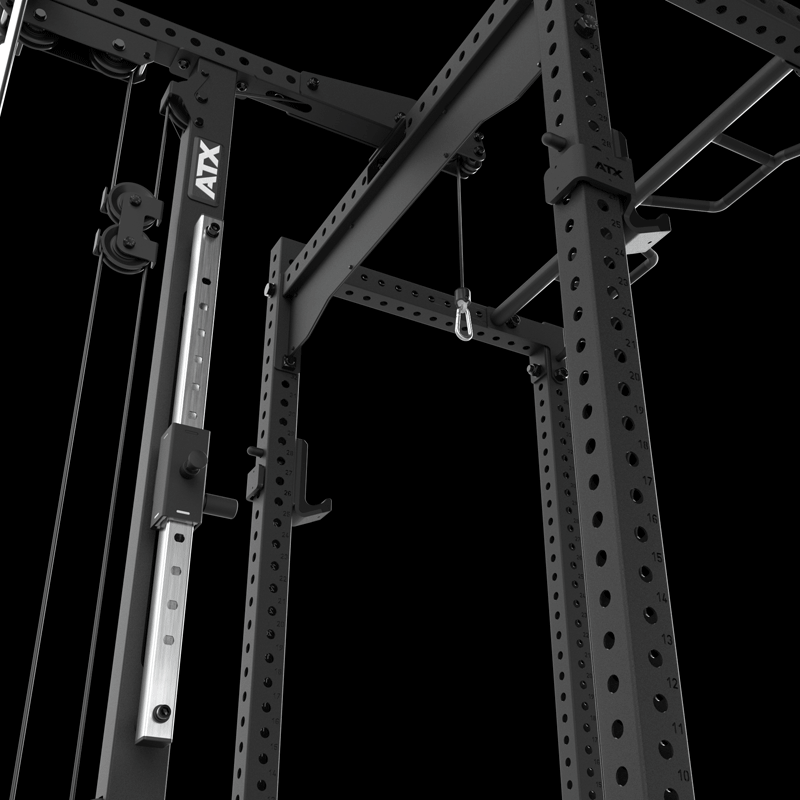 ATX® Power Rack PRX-780 mit Latzug - 125 kg Steckgewichte