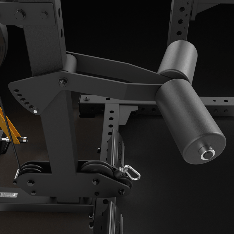 ATX® Power Rack PRX-780 mit Latzug - 125 kg Steckgewichte