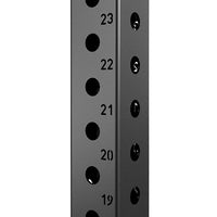 ATX® Power Rack PRX-780 mit Latzug - Hantelscheibenaufnahme Lochraster