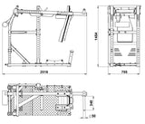 ATX® Pendulum Squat Maße