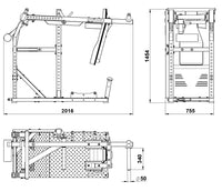 ATX® Pendulum Squat Maße