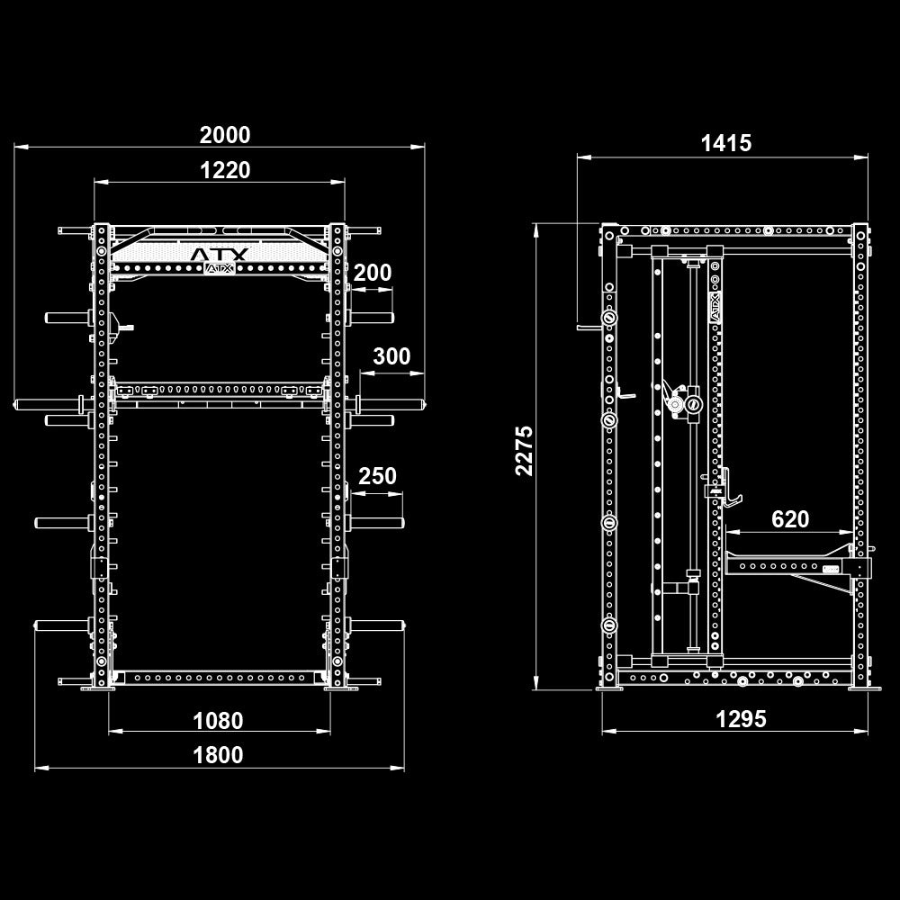 ATX® Power Smith Rack - Mobile multi-press 