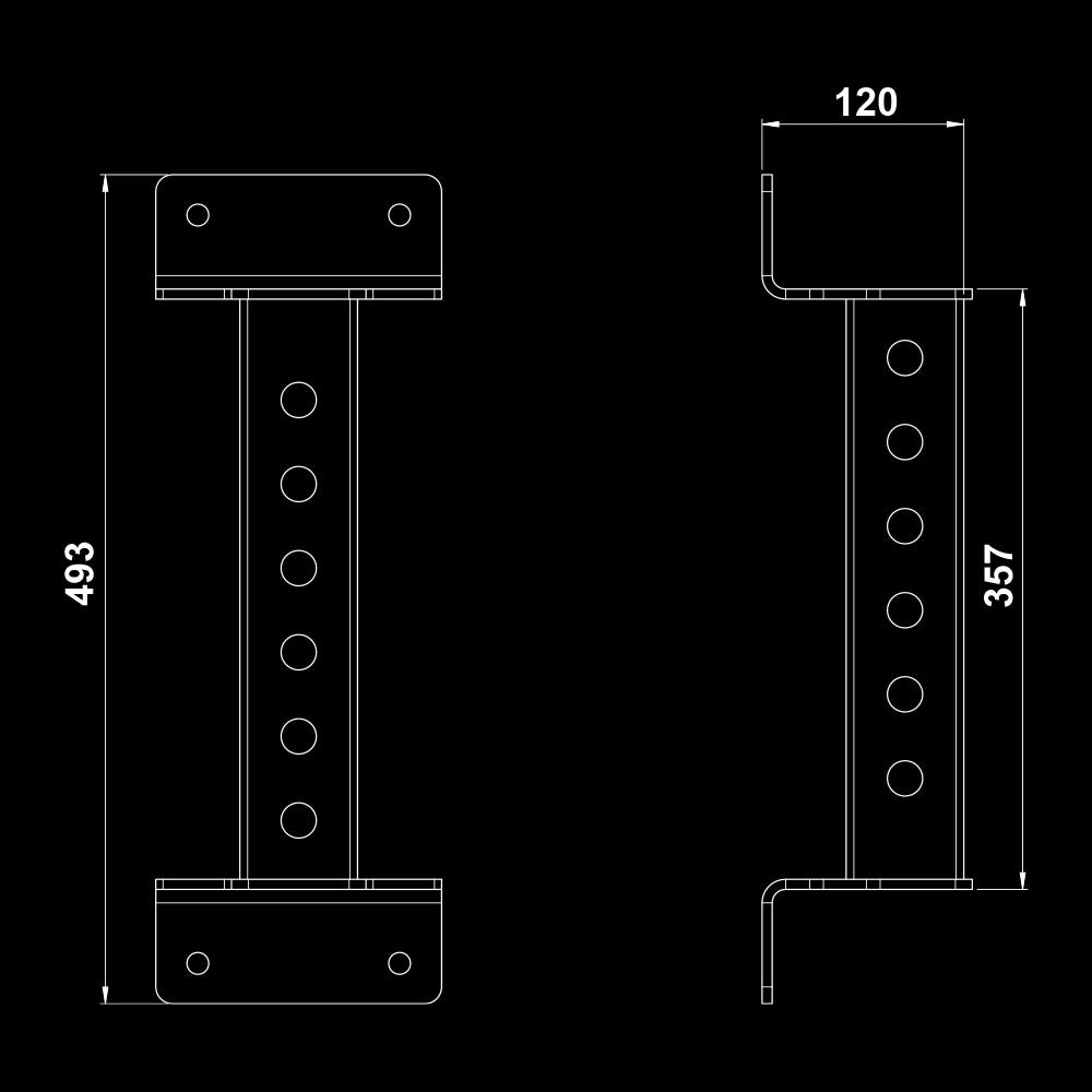 ATX® RIG Wall Mount / Wall Console
