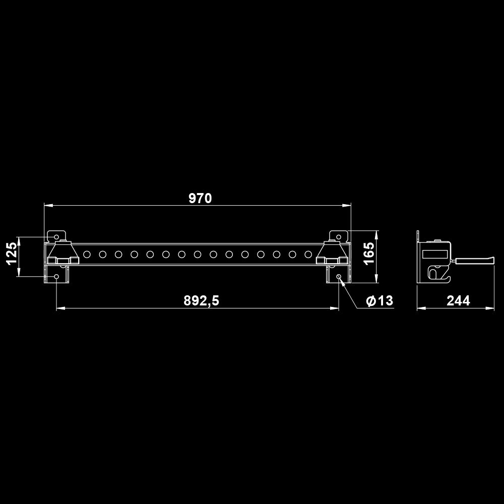 ATX® Rack Accessory Tray - Storage 700 Series