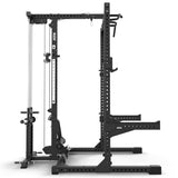 ATX® Half Rack 780 mit Latzug - Plate Load seitliche Ansicht