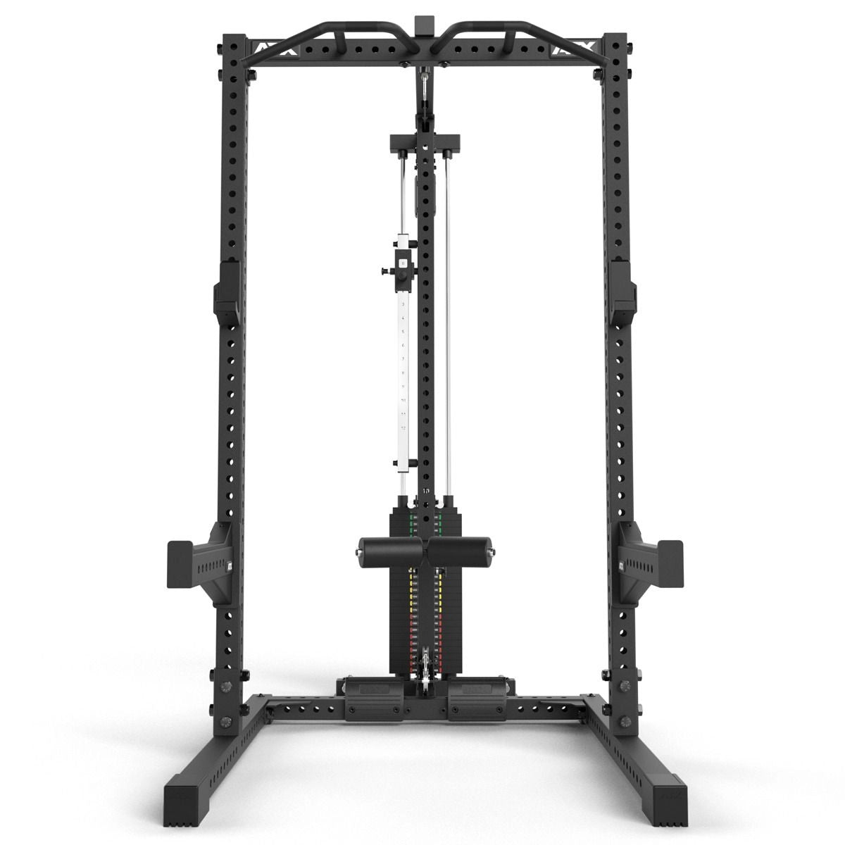 ATX® Half Rack 780 mit Latzug - Steckgewichte Frontansicht