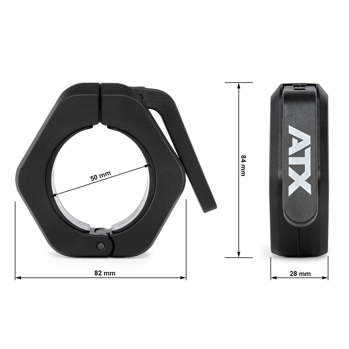 ATX® Magnetic Collar Clamp 50 mm - pair