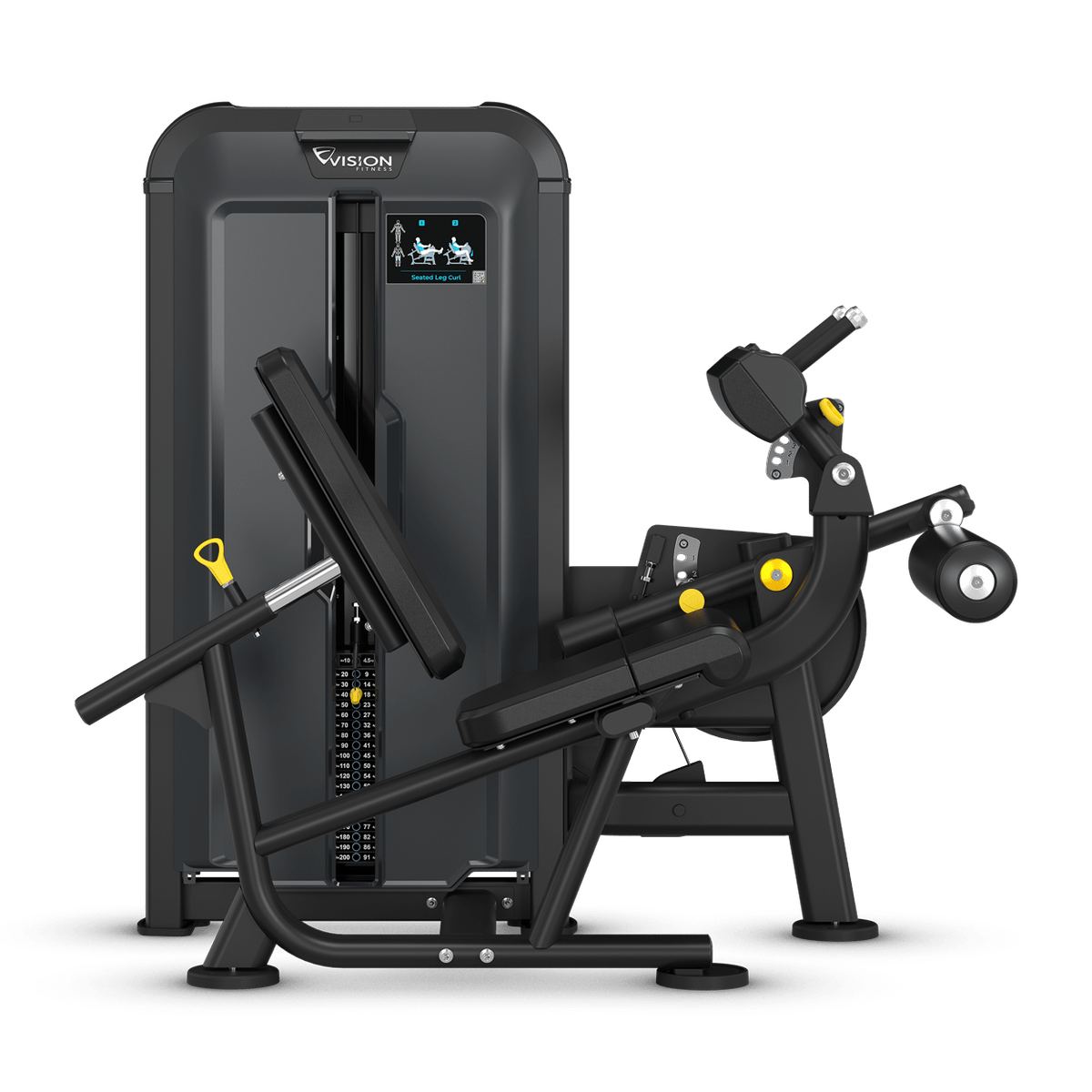 Beinbeuger Maschine - Vision Fitness Keystone von der Seite