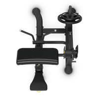 Bizeps Curl Maschine – Vision Fitness Keystone von oben