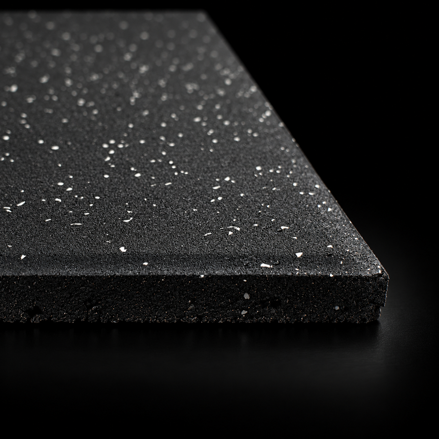Bodenschutzmatte Stardust 5% EPDM Overlayer 1000 x 1000 x 15 & 20 mm