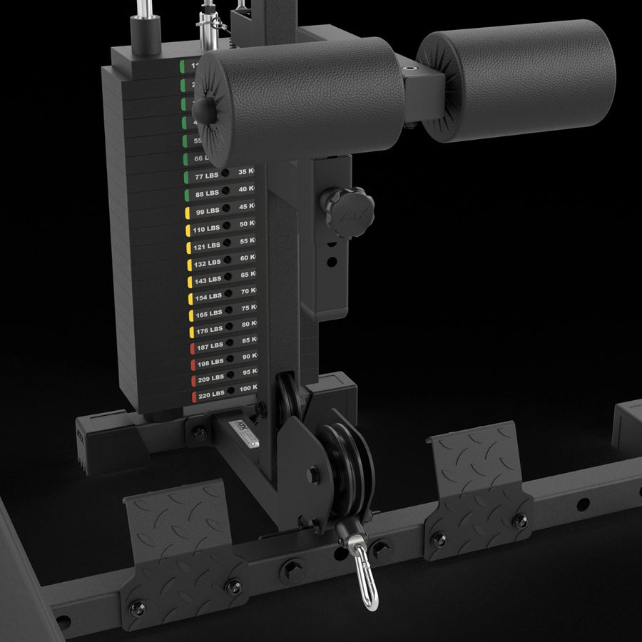 ATX® Lat Pulldown Attachment Option - 100 kg Weight Stack - for Half Rack HRX-510 