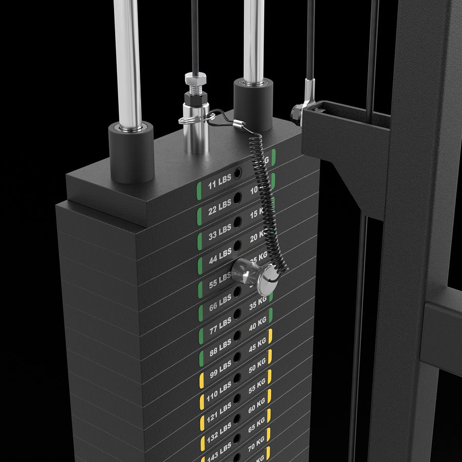 ATX® Lat Pulldown Attachment Option - 100 kg Weight Stack - for Half Rack HRX-510 