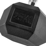Hex Hanteln 1 bis 50 kg - fest verbundene, nicht lösbare Hantel