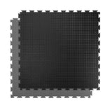 Kampfsportmatte Double Competition Profi 100x100x2,0cm schwarz grau