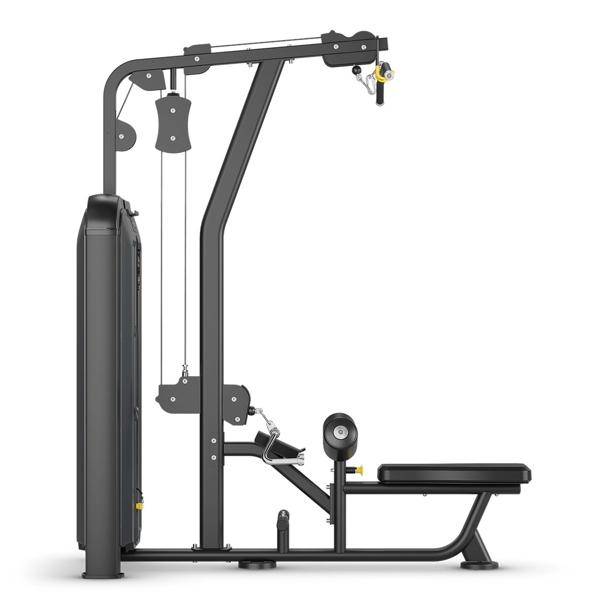 Latzug- und Rudermaschine -  Vision Fitness Keystone von der Seite