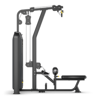 Latzug- und Rudermaschine -  Vision Fitness Keystone von der Seite