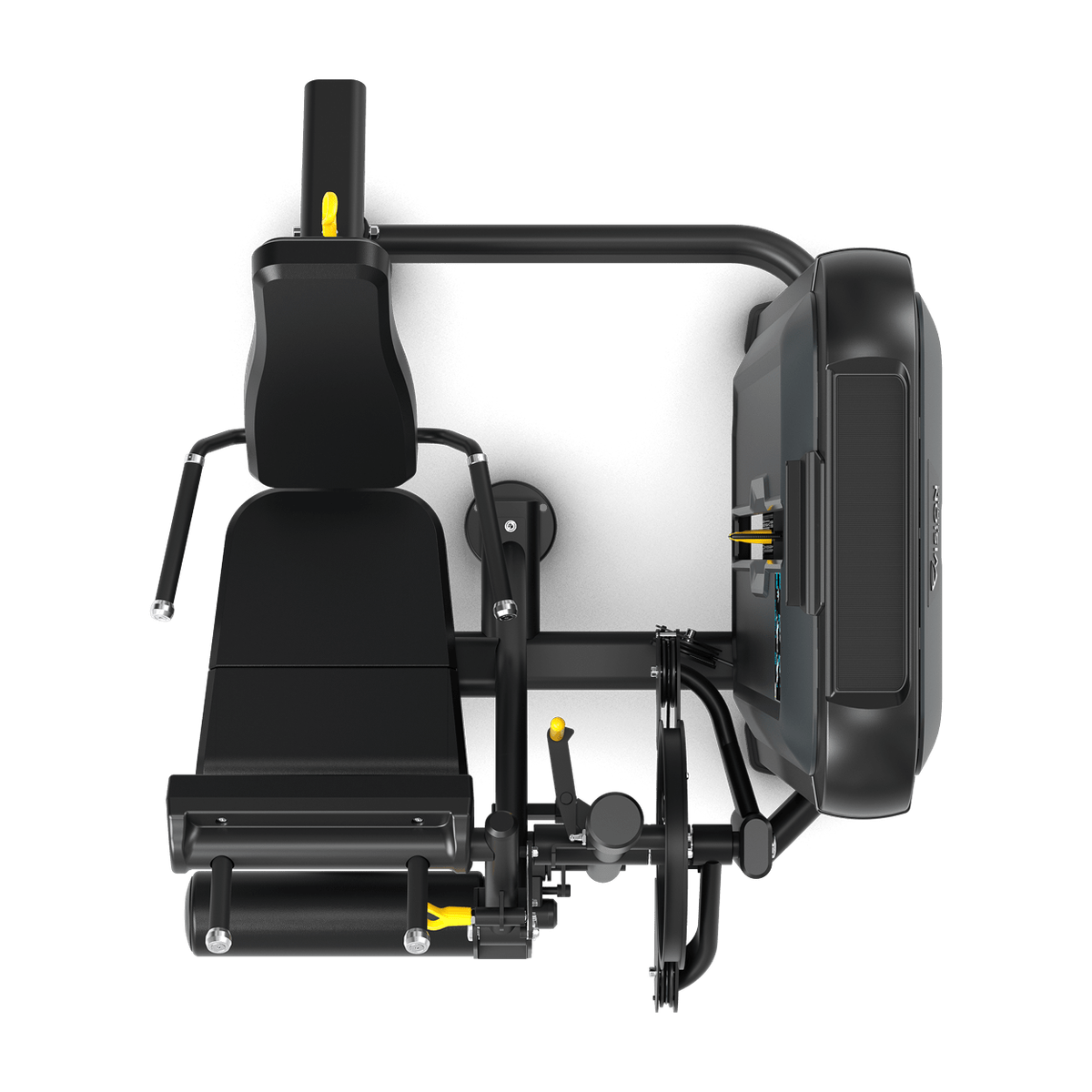 Beinstrecker-/ Beuger - Vision Fitness Keystone von oben