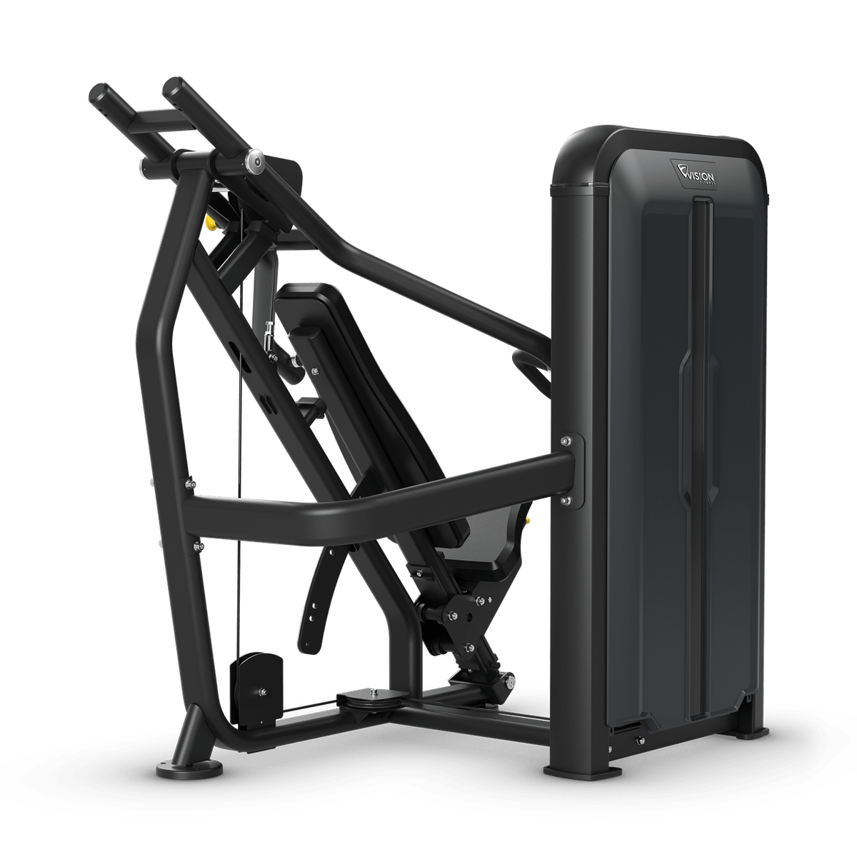 Brust- und Schulterpresse - Vision Fitness Keystone schräg hinten