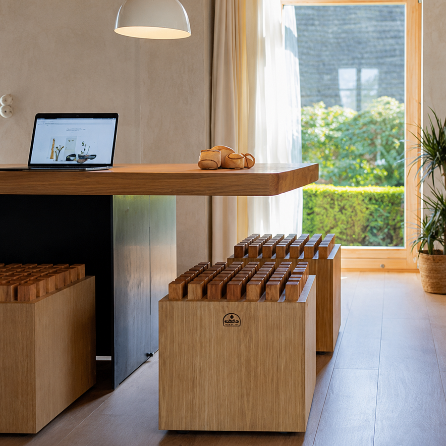NOHrD HedgeHock – Ergonomic Stool in 6 Wood Types