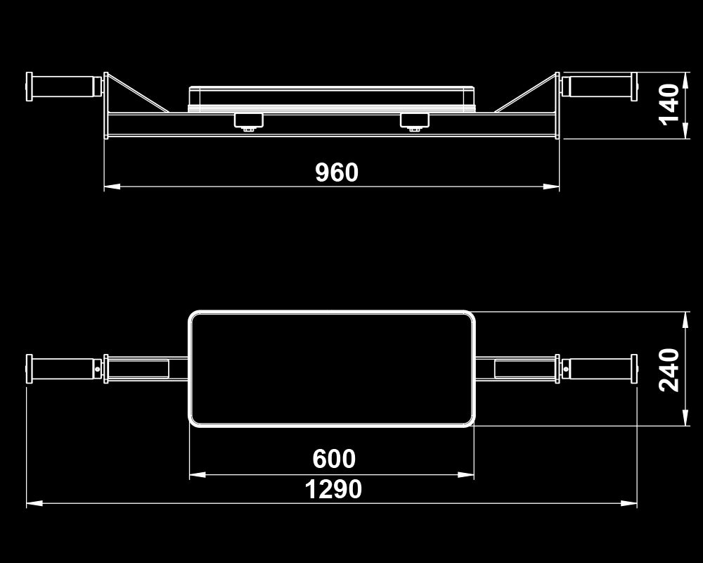 ATX® Hip Thrust Option - for Power Smith Rack ATX-PSR-780