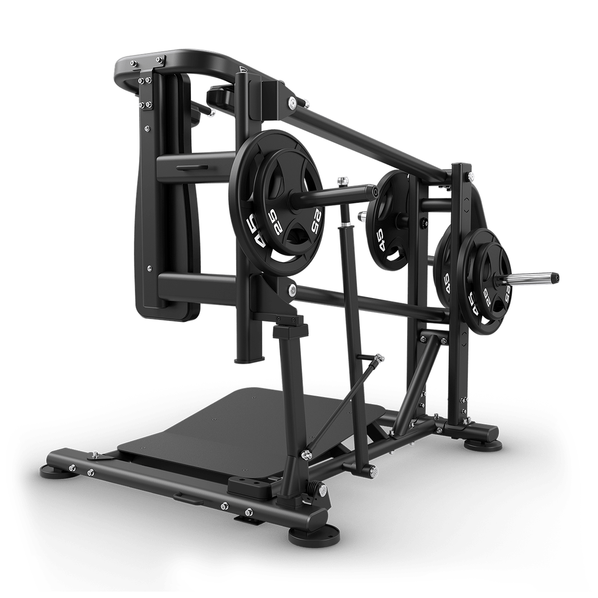 Hack Squat Maschine - Vision Fitness Keystone PL von der Seite