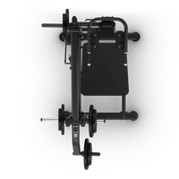 Hack Squat Maschine - Vision Fitness Keystone PL von oben