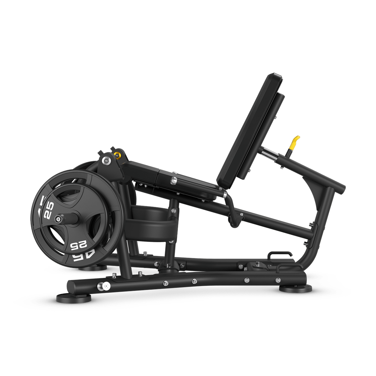 Beinstrecker Maschine – Vision Fitness Keystone Plate Load von der Seite