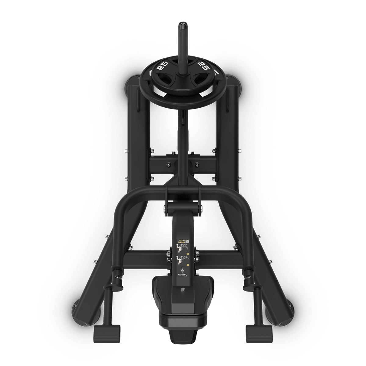 Trizepsmaschine – Vision Fitness Keystone von oben