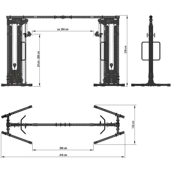 ATX® Cable Crossover Kabelzugstation